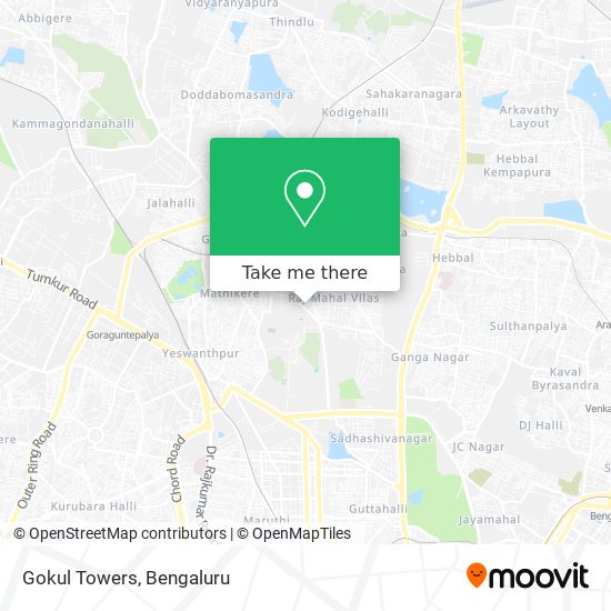 Gokul Towers map