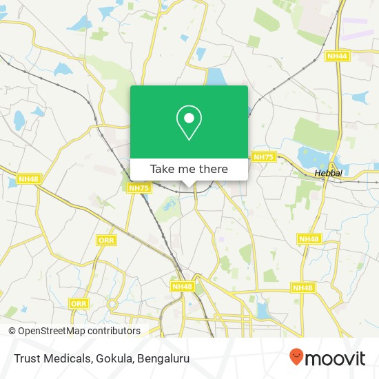 Trust Medicals, Gokula map