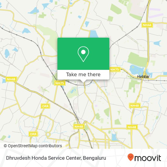 Dhruvdesh Honda Service Center map