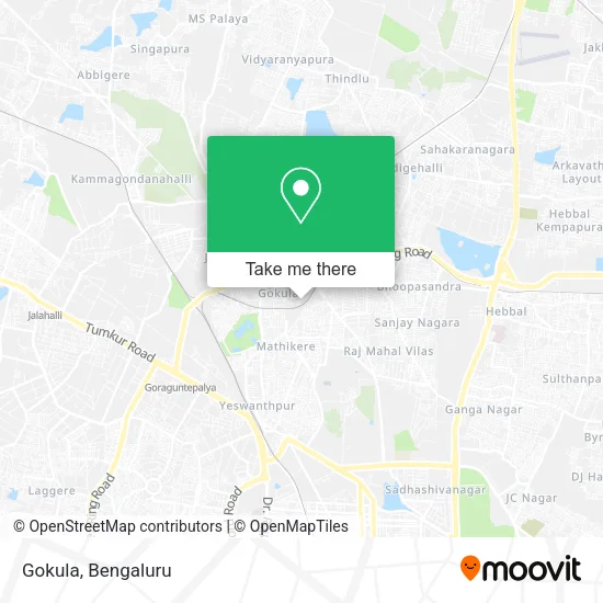 Gokula map