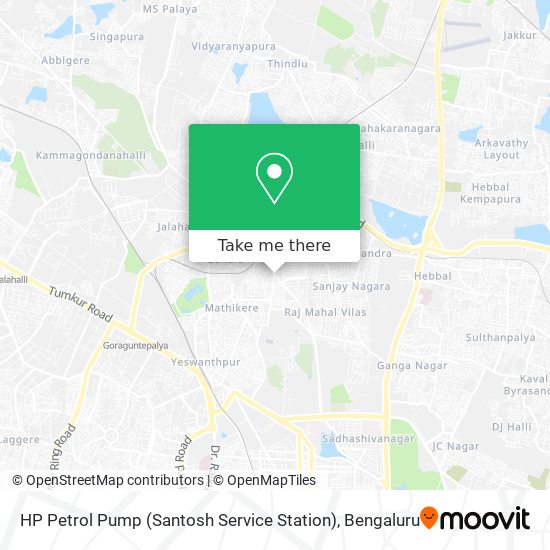 HP Petrol Pump (Santosh Service Station) map