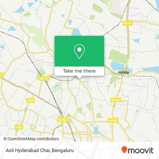 Asli Hyderabad Chai map