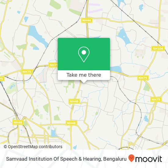 Samvaad Institution Of Speech & Hearing map