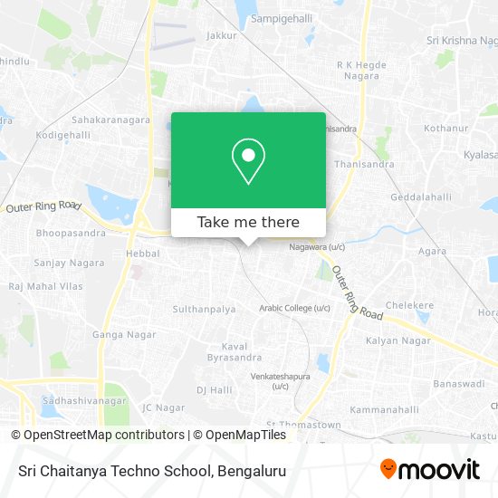 Sri Chaitanya Techno School map