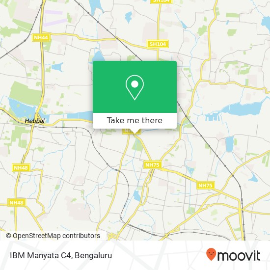 IBM Manyata C4 map