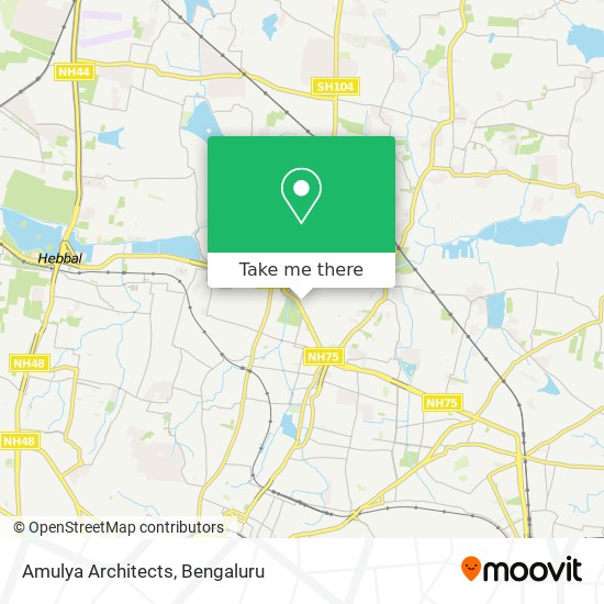 Amulya Architects map