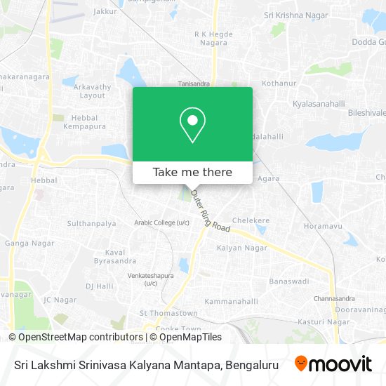 Sri Lakshmi Srinivasa Kalyana Mantapa map