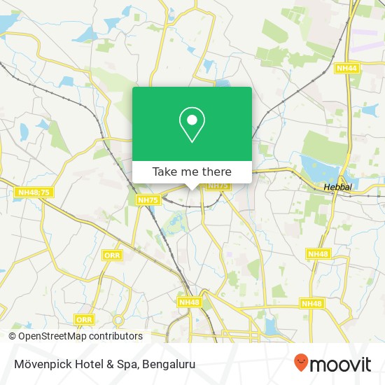 Mövenpick Hotel & Spa map