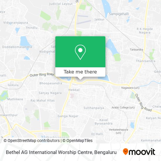 Bethel AG International Worship Centre map