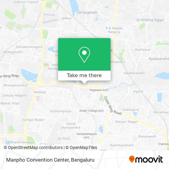 Manpho Convention Center map