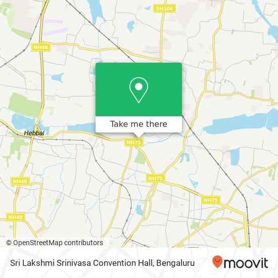 Sri Lakshmi Srinivasa Convention Hall map