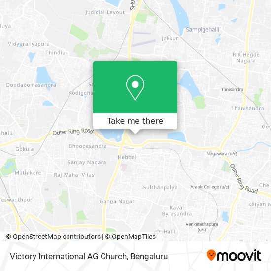 Victory International AG Church map