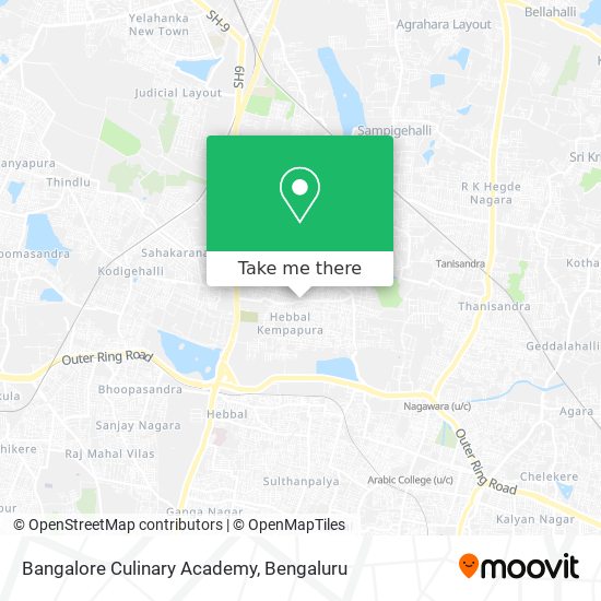 Bangalore Culinary Academy map