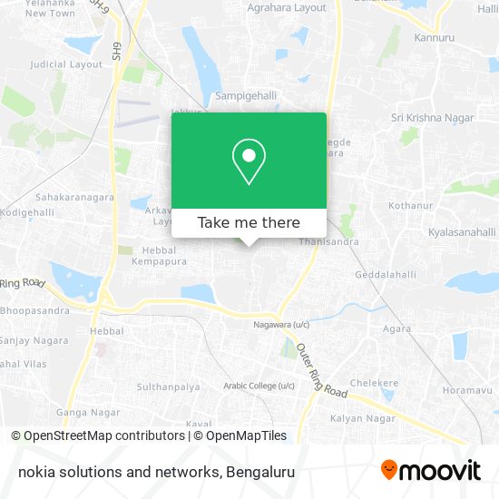nokia solutions and networks map