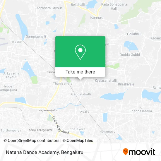 Natana Dance Academy map