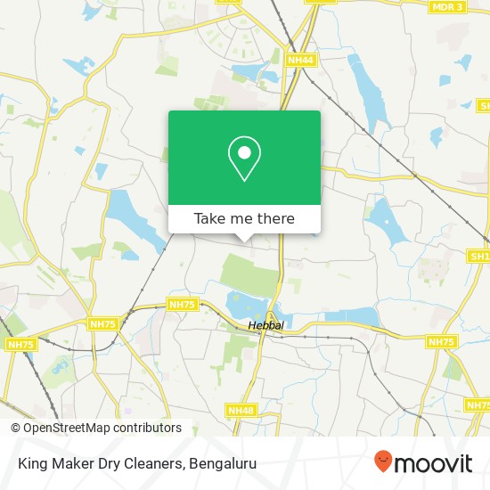 King Maker Dry Cleaners map