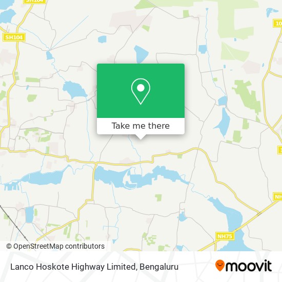 Lanco Hoskote Highway Limited map