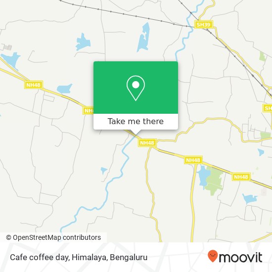 Cafe coffee day, Himalaya map