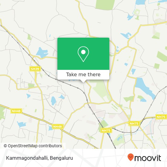 Kammagondahalli map