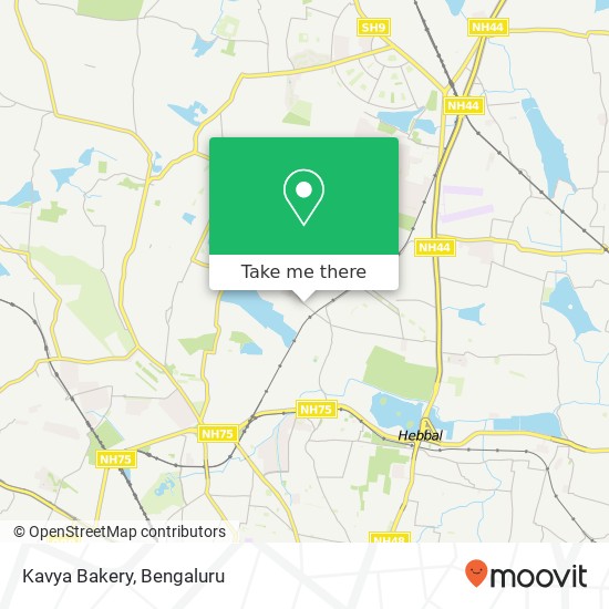 Kavya Bakery map