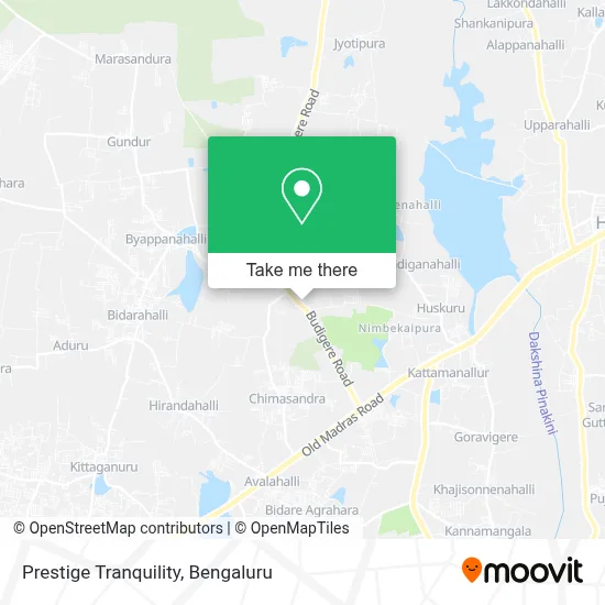 Prestige Tranquility map