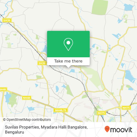 Suvilas Properties, Myadara Halli Bangalore map
