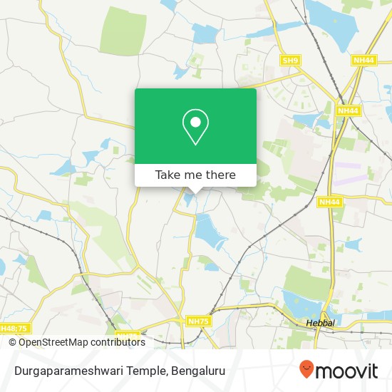 Durgaparameshwari Temple map
