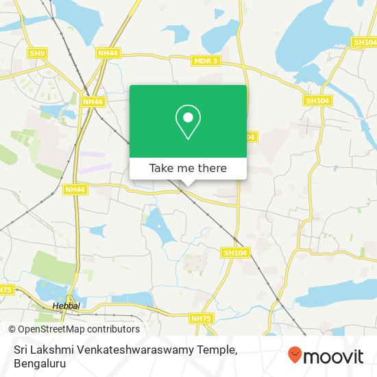 Sri Lakshmi Venkateshwaraswamy Temple map