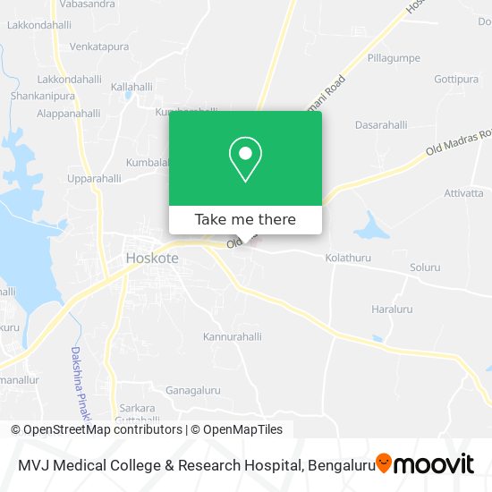 MVJ Medical College & Research Hospital map