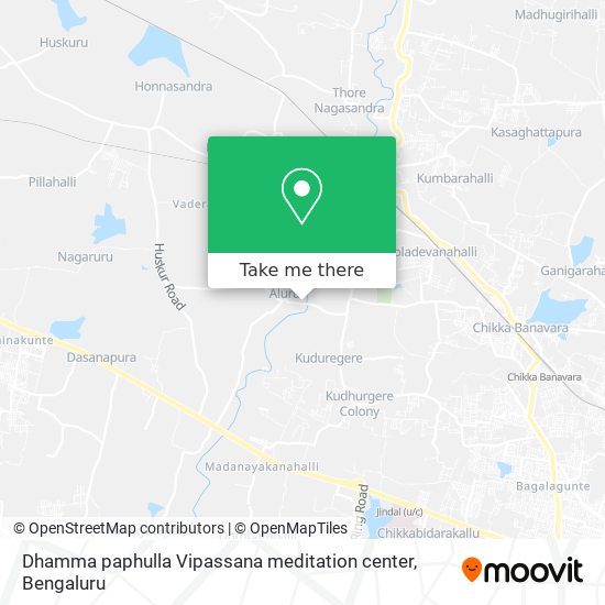 Dhamma paphulla Vipassana meditation center map