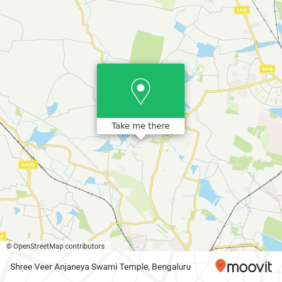 Shree Veer Anjaneya Swami Temple map