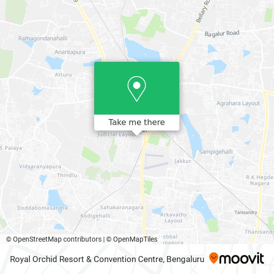Royal Orchid Resort & Convention Centre map