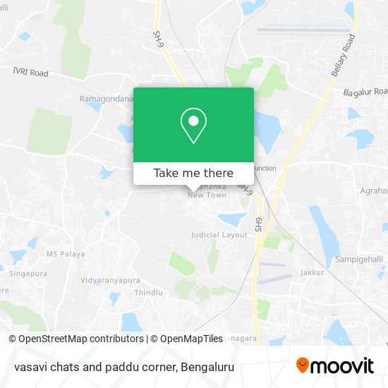 vasavi chats and paddu corner map