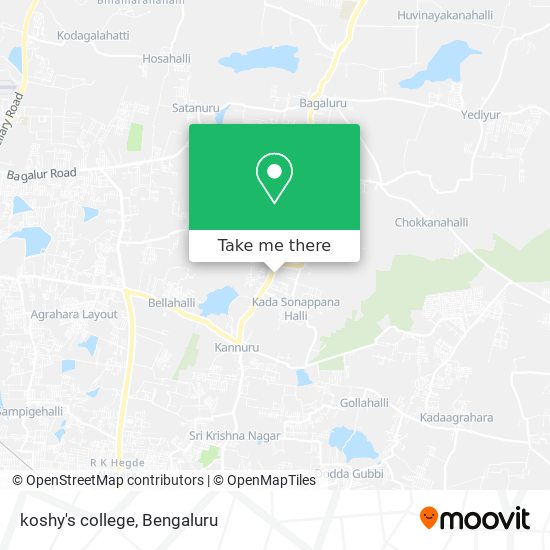 koshy's college map