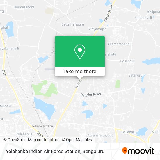 Yelahanka Indian Air Force Station map