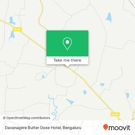 Davanagere Butter Dose Hotel map