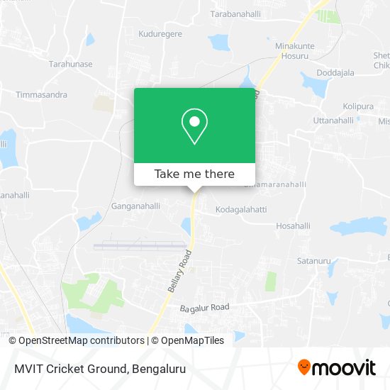 MVIT Cricket Ground map