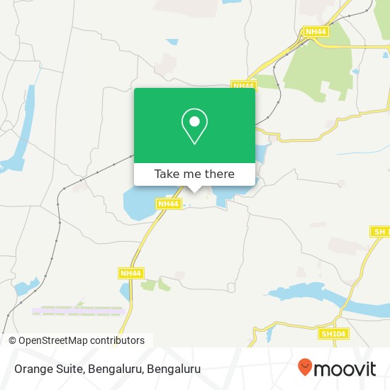 Orange Suite, Bengaluru map