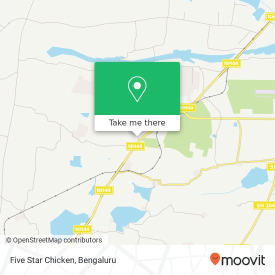 Five Star Chicken map
