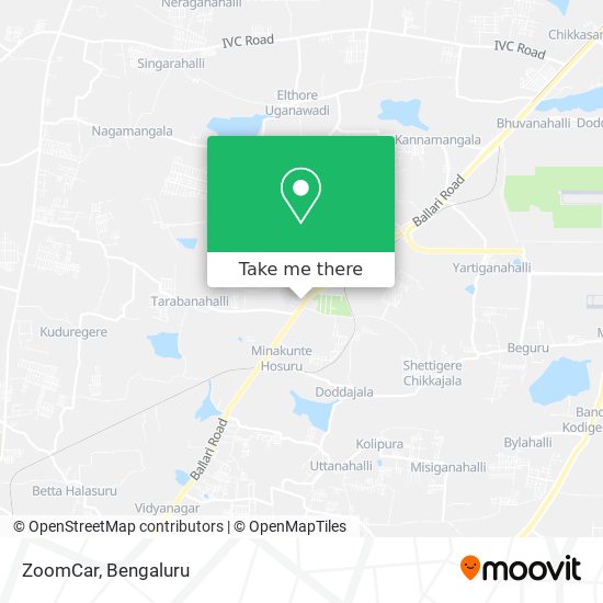 ZoomCar map