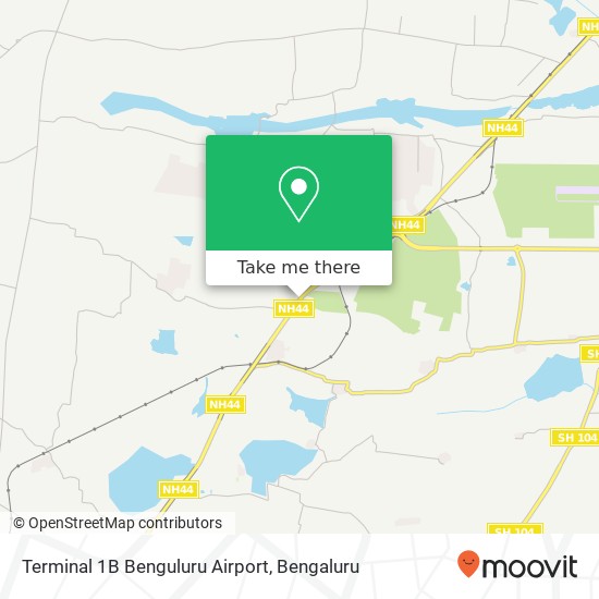 Terminal 1B Benguluru Airport map