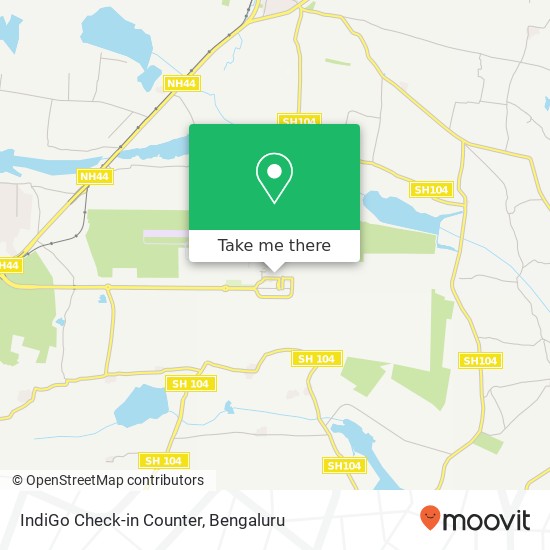 IndiGo Check-in Counter map