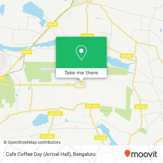 Cafe Coffee Day (Arrival Hall) map