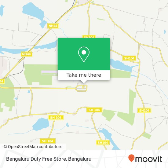 Bengaluru Duty Free Store map