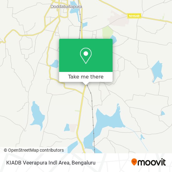 KIADB Veerapura Indl Area map