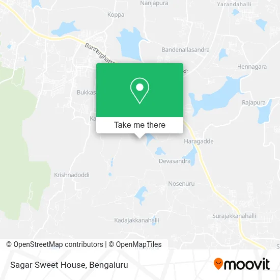 Sagar Sweet House map