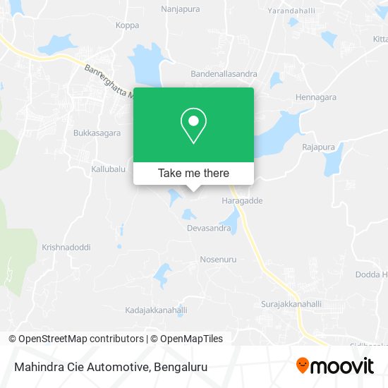 Mahindra Cie Automotive map