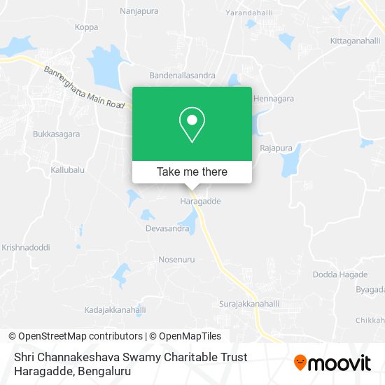 Shri Channakeshava Swamy Charitable Trust Haragadde map