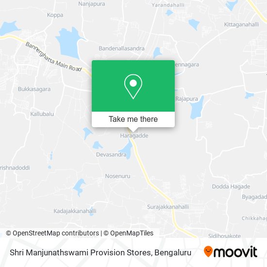 Shri Manjunathswami Provision Stores map