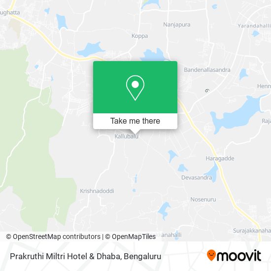 Prakruthi Miltri Hotel & Dhaba map